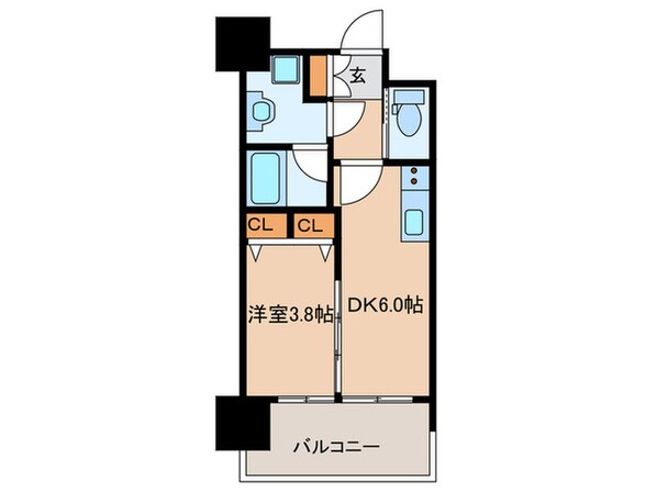 プレジオ関目の物件間取画像